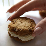 Keto Carrot cookies sandwich