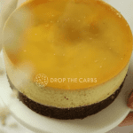 Keto chocolate flan cake