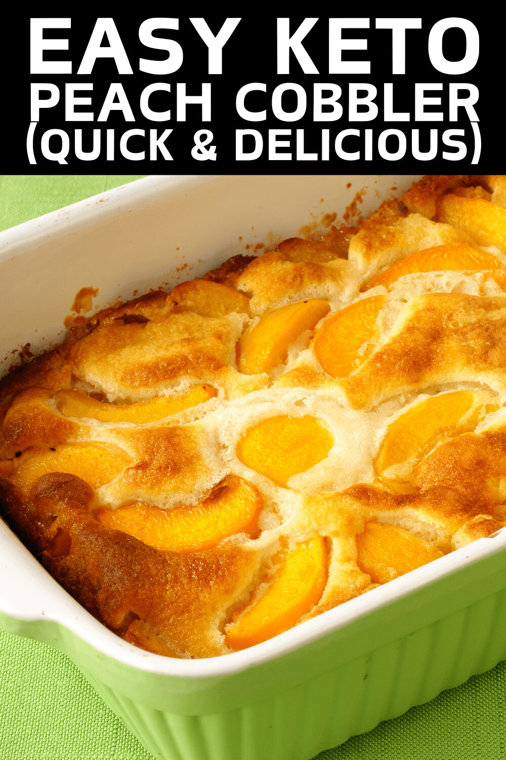 Read more about the article Craving Peach Cobbler Without the Carbs? This Keto Treat is Here to Save the Day!