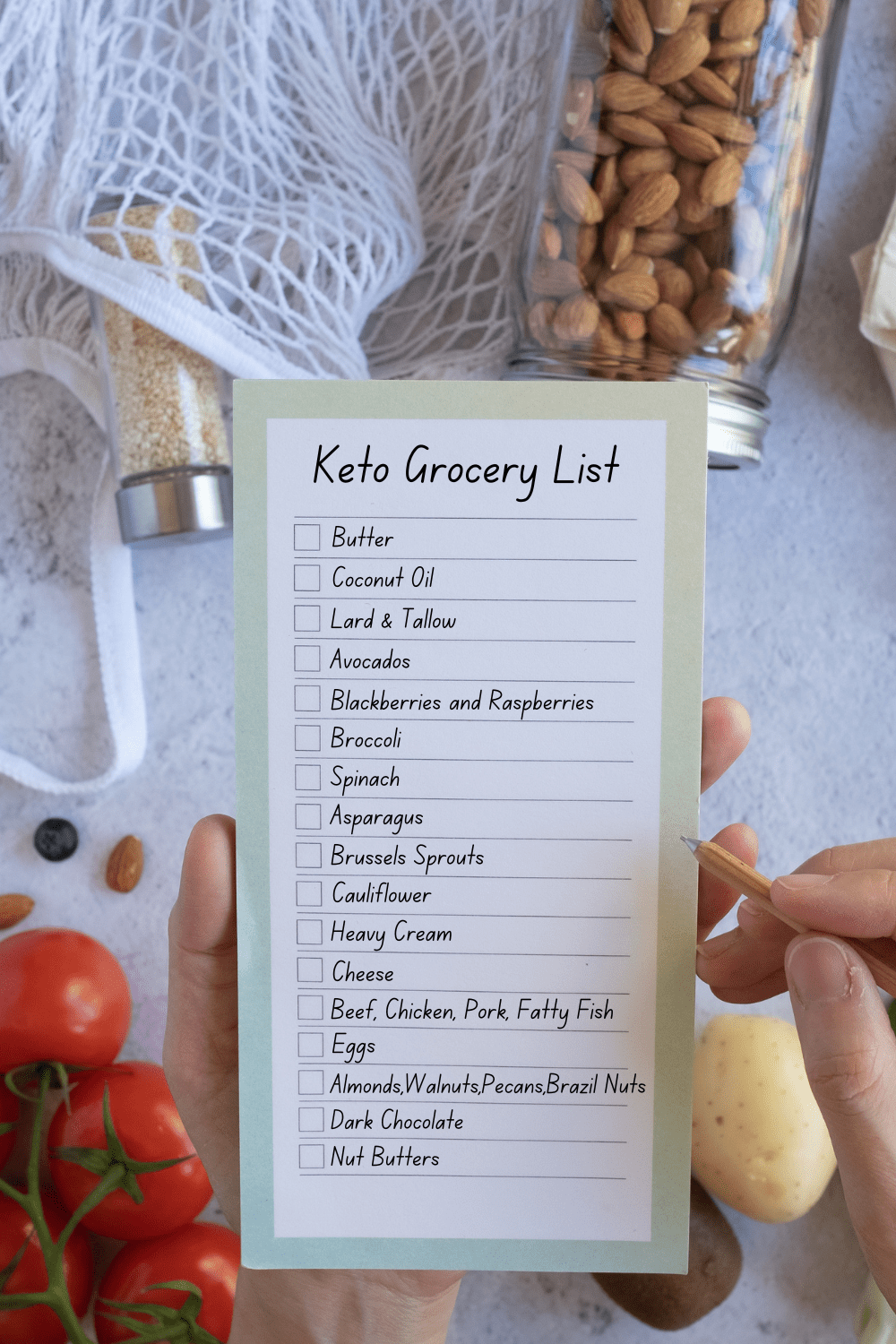 Keto Grocery List
